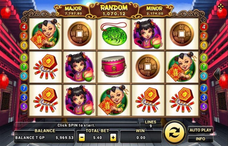 สล็อตเกมใหม่ Lucky God Progressive